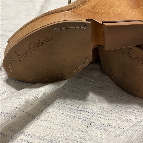 Sam Edelman Open Toe Suede Wedge Sandals W’s 9 - Picture 4 of 4